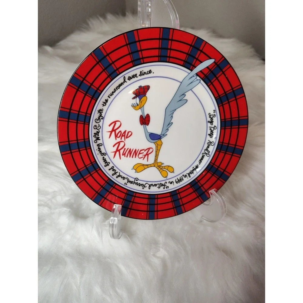 Vintage 1992 Warner Bros. Road Runner‎ bird decorative plate